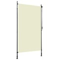 vidaXL Außenrollo 120 x 270 cm Creme