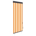 vidaXL, vidaXL Außenrollo 60 x 250 cm Weiß und Orange