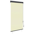 vidaXL, vidaXL Außenrollo 80 x 250 cm Cremeweiß