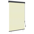 vidaXL, vidaXL Außenrollo 120 x 250 cm Cremeweiß