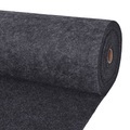 vidaXL Messeteppich Rillen 1,6×20 m Anthrazit