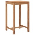 vidaXL Garten-Bartisch 60×60×105 cm Massivholz Teak