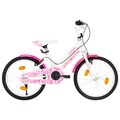 vidaXL, vidaXL Kinderfahrrad 18 Zoll Rosa und Weiß
