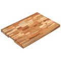 vidaXL, vidaXL Hackblock 60x40x4 cm Akazie Massivholz