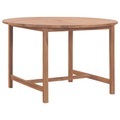 Gartentisch 120 x 76 cm Massivholz Teak