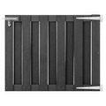 Gartentor WPC 100 x 80 cm Grau