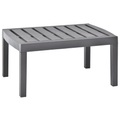 vidaXL Gartentisch Mokka 78×55×38 cm Kunststoff
