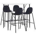 5-tlg. Bar-Set Stoff Schwarz