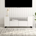 vidaXL TV-Schrank Weiß 120x35x43 cm Spanplatte
