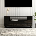 TV-Schrank Hochglanz-Schwarz 120 x 35 x 43 cm Spanplatte