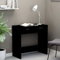 vidaXL Schreibtisch Schwarz 80×40×75 cm Spanplatte