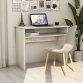 vidaXL Schreibtisch Hochglanz-Weiß 90×50×74 cm Spanplatte
