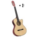 vidaXL Western Akustik Cutaway Gitarre mit Equalizer und 6 Saiten