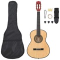 vidaXL 8-tlg. Klassische Gitarre für Kinder und Anfänger 3/4 36