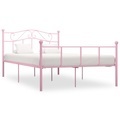 Bettgestell Rosa Metall 120x200 cm