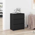 Sideboard Schwarz 60 x 35 x 76 cm Spanplatte