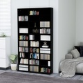 Diverse Hardware, CD-Regal Schwarz 102x16x177,5 cm Spanplatte