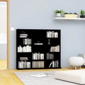 Diverse Hardware, CD-Regal Schwarz 102x16x89,5 cm Spanplatte