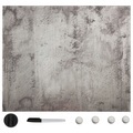 vidaXL Magnettafel Wandmontage Glas 50 x 50 cm