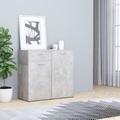 Sideboard Betongrau 80x36x75 cm Spanplatte
