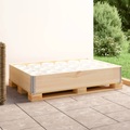 vidaXL, vidaXL Paletten-Aufsatzrahmen 80×120 cm Kiefern-Massivholz