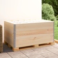 vidaXL Paletten-Aufsatzrahmen 3 Stk. 80×120 cm Kiefern-Massivholz