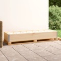 vidaXL Paletten-Aufsatzrahmen 50×150 cm Kiefern-Massivholz