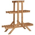 vidaXL Blumenständer 83x25x83 cm Tannenholz