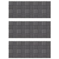 Diverse Hardware, Terrassenfliesen 30 Stk. Grau 30 x 30 cm Massivholz Akazie