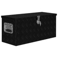 vidaXL, vidaXL Aluminiumkiste 80×30×35 cm Schwarz