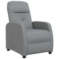 vidaXL Relaxsessel Hellgrau Stoff