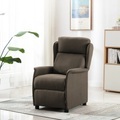 vidaXL Relaxsessel Taupe Stoff