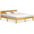 vidaXL Bettgestell Mango Massivholz 160 cm