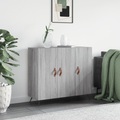 vidaXL Sideboard Grau Sonoma 90x34x80 cm Holzwerkstoff