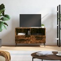 vidaXL TV-Schrank Räuchereiche 80x36x50 cm Holzwerkstoff