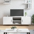 vidaXL TV-Schrank Weiß 150x30x50 cm Holzwerkstoff