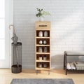 vidaXL Schuhschrank Sonoma-Eiche 30x35x105 cm Holzwerkstoff