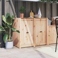 vidaXL, vidaXL Türen für Outdoor-Küche 2 Stk. 50x9x82 cm Massivholz Kiefer