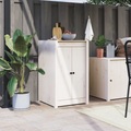 vidaXL, vidaXL Türen für Outdoor-Küche Weiß 50x9x82 cm Massivholz Kiefer