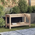 vidaXL, vidaXL Gartenbank 82,5x35x45 cm Massivholz Kiefer