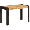 vidaXL Esstisch 120x60x76 cm Massivholz Mango