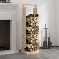 vidaXL, vidaXL Kaminholzhalter 33,5x30x110 cm Massivholz Kiefer