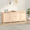 vidaXL Sideboard 164x37x68 cm Massivholz Kiefer