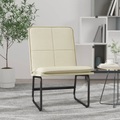 vidaXL Loungesessel Creme 54x75x76 cm Kunstleder