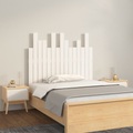 vidaXL Wand-Kopfteil Weiß 95,5x3x80 cm Massivholz Kiefer