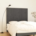 vidaXL Wand-Kopfteil Grau 140x3x110 cm Massivholz Kiefer