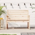 vidaXL Gartenbank 109x48x91,5 cm Massivholz Kiefer
