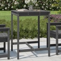 vidaXL Gartentisch Grau 82,5x82,5x110 cm Massivholz Kiefer