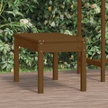 vidaXL, vidaXL Gartenbank Honigbraun 80x44x45 cm Massivholz Kiefer