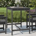 vidaXL Gartentisch Grau 121x82,5x110 cm Massivholz Kiefer